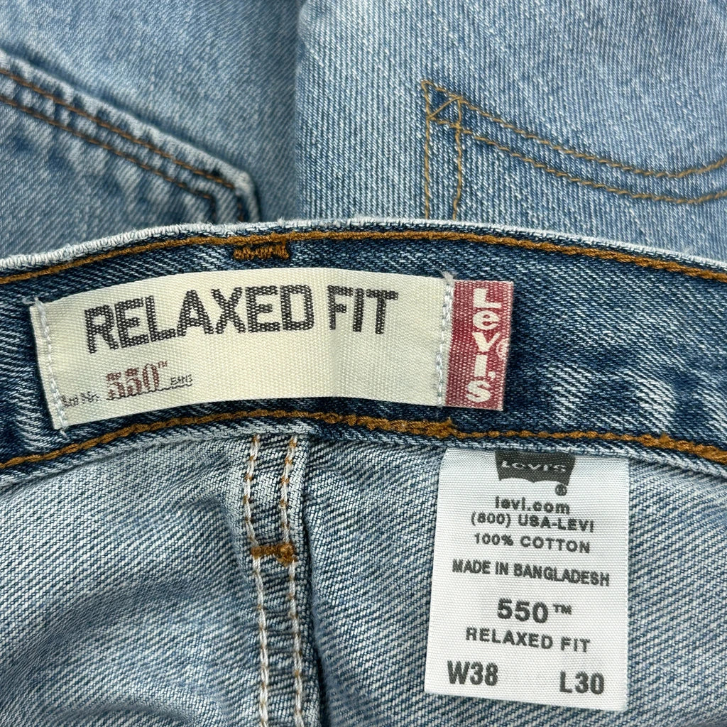 550 Levis Jeans - 35W 27L Blue Cotton - Image 6