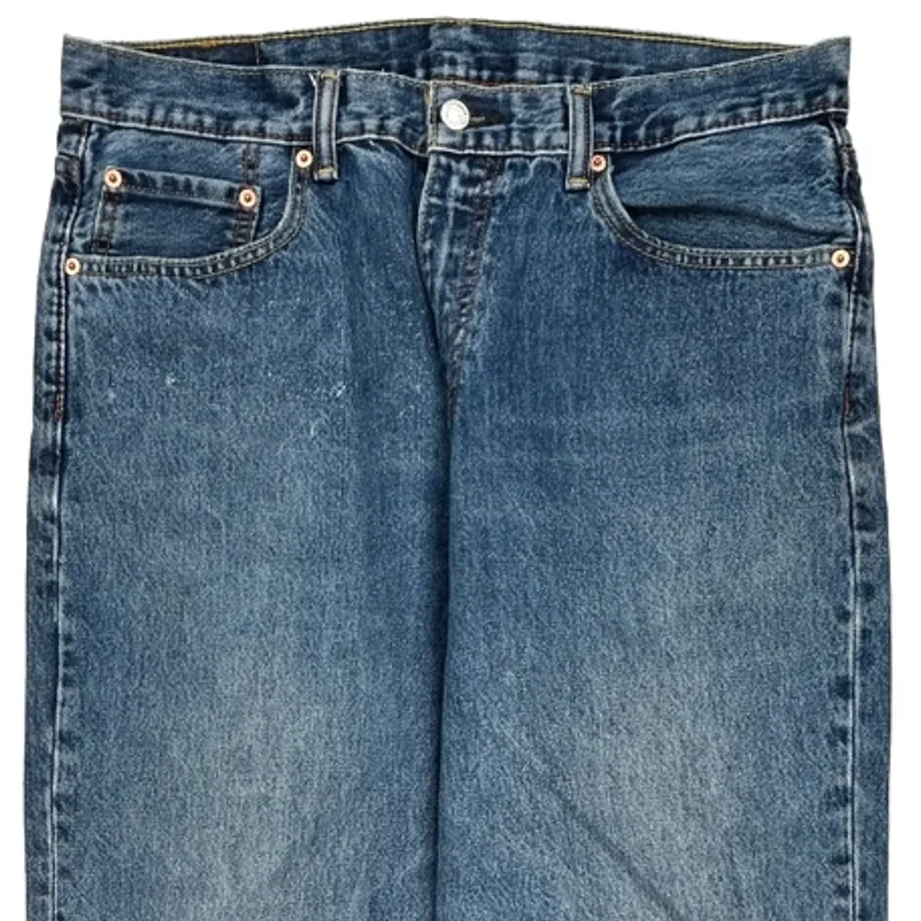 550 Levis Jeans - 36W 31L Blue Denim - Image 9