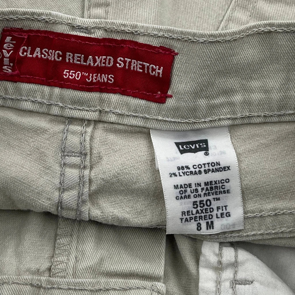 550 Levis Jeans - 29W 30L Gray Cotton - Image 6