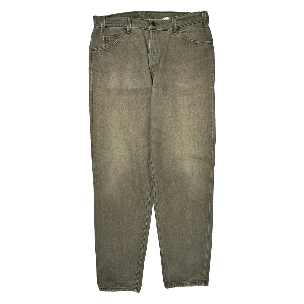 550 Levis Made In USA Jeans - 35W 32L Gray Cotton - Image 2