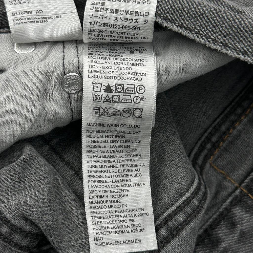 550 Levis Jeans - 36W 31L Grey Cotton - Image 6
