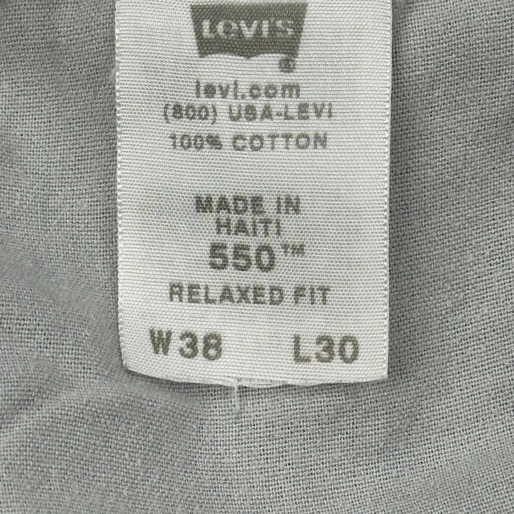 550 Levis Jeans - 38W 27L Grey Cotton - Image 7