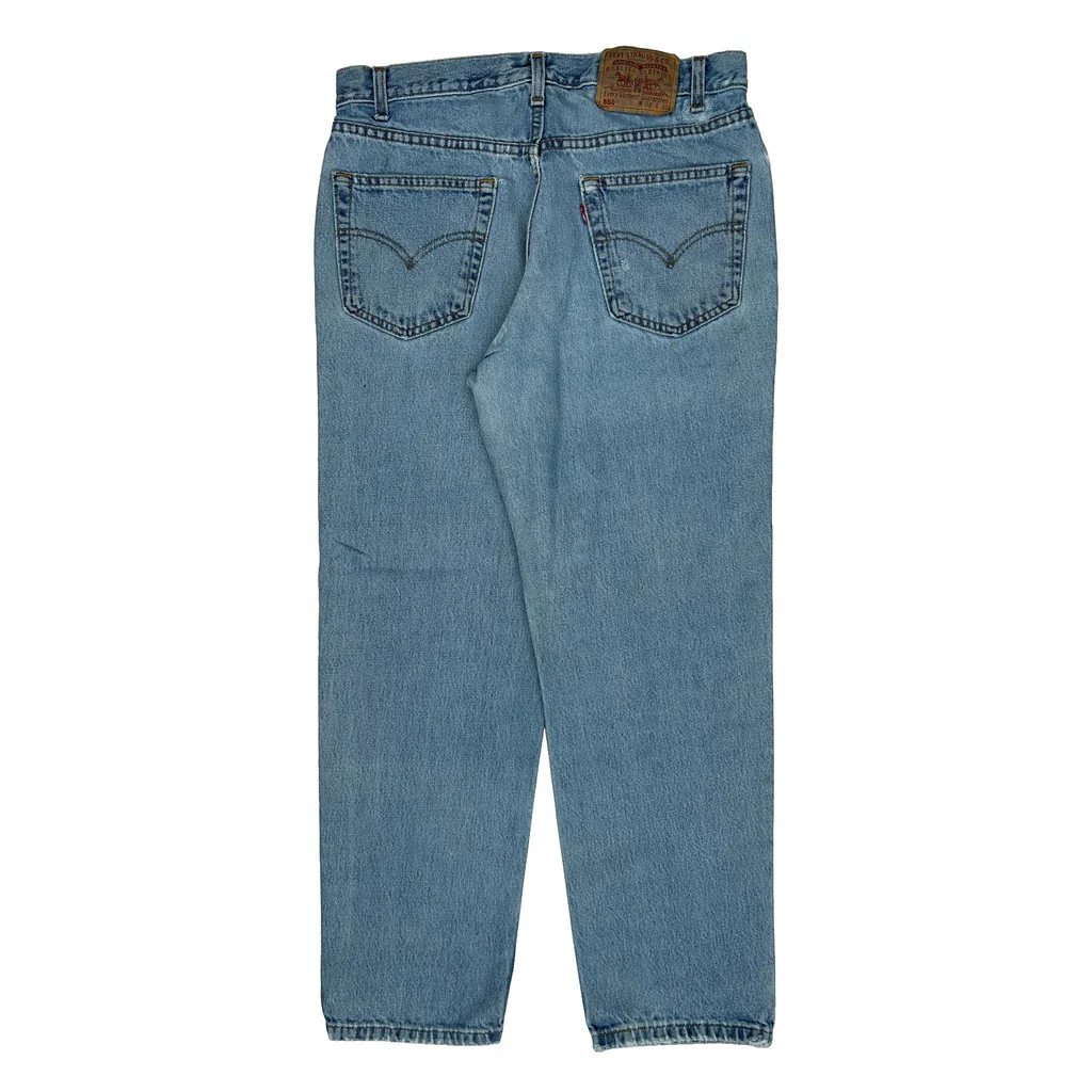 550 Levis Jeans - 34W 30L Light Wash Cotton