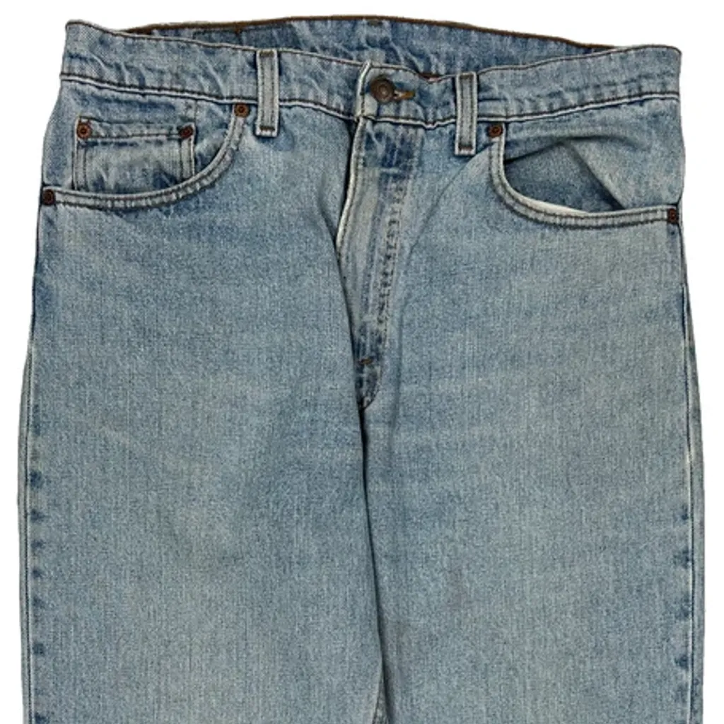 550 Levis Jeans - 34W 30L Light Wash Cotton - Image 9