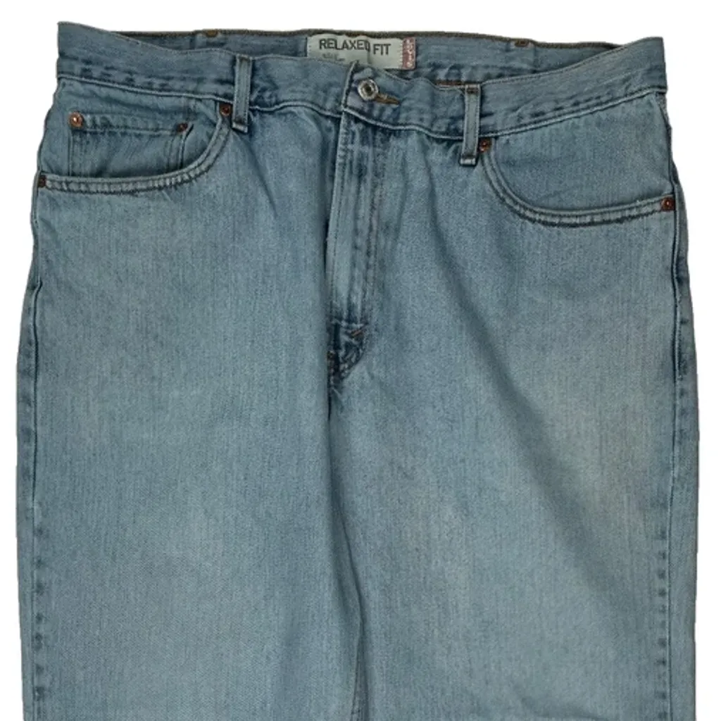550 Levis Jeans - 36W 29L Light Wash Cotton - Image 10