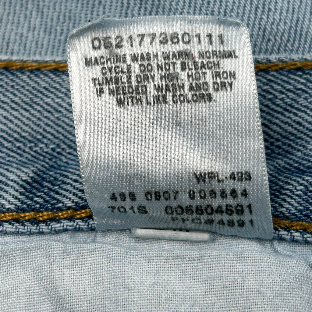 550 Levis Jeans - 36W 29L Light Wash Cotton - Image 7