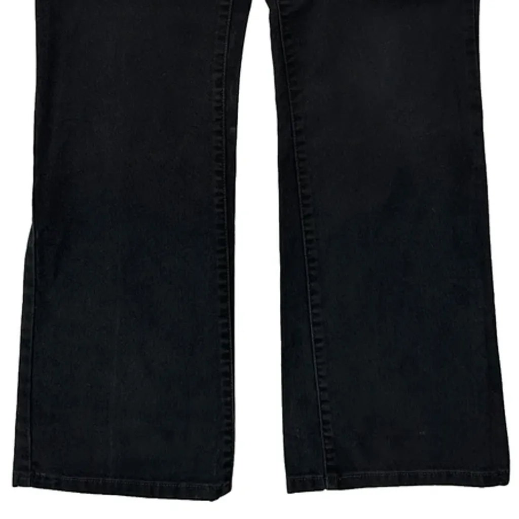 550 Levis Boot Cut Jeans - 30W UK 10 Black Cotton - Image 10