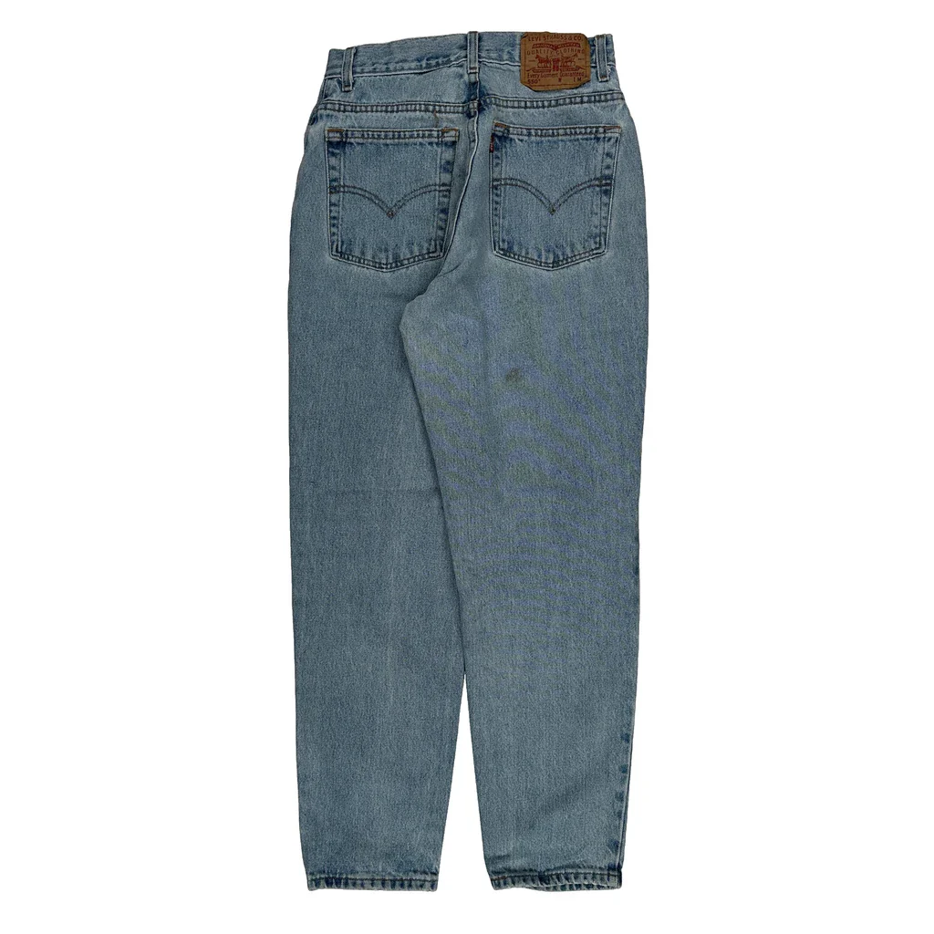 550 Levis Jeans - 27W UK 8 Light Wash Cotton
