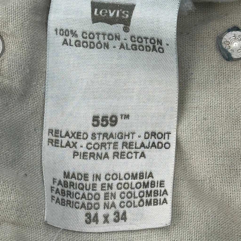 559 Levis Jeans - 34W 34L Blue Cotton - Image 6