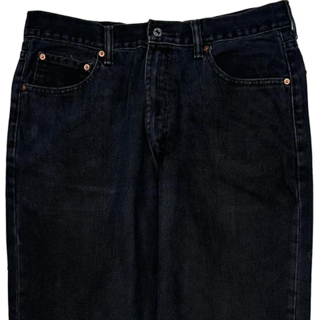 560 Levis Jeans - 34W 32L Black Cotton - Image 10