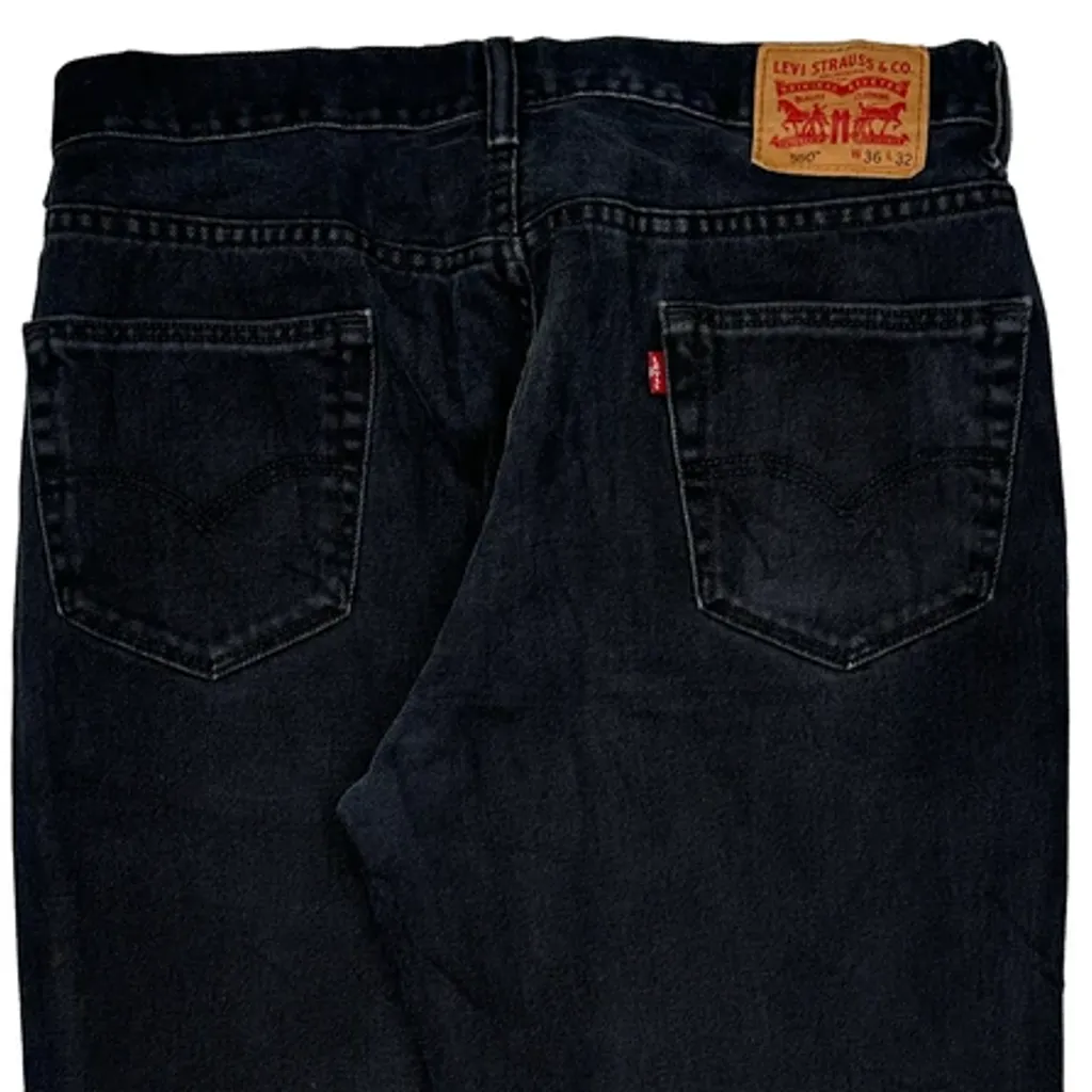 560 Levis Jeans - 34W 32L Black Cotton - Image 8