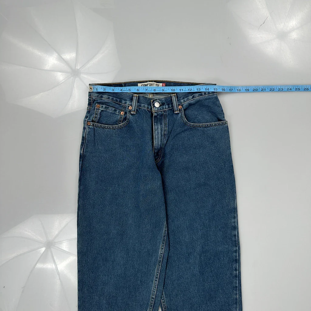 560 Levis Jeans - 30W 30L Blue Cotton - Image 3
