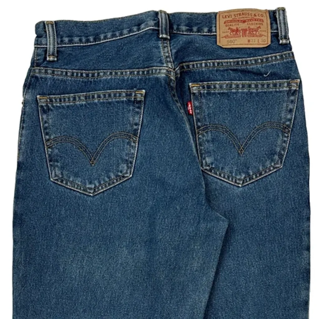 560 Levis Jeans - 30W 30L Blue Cotton - Image 8