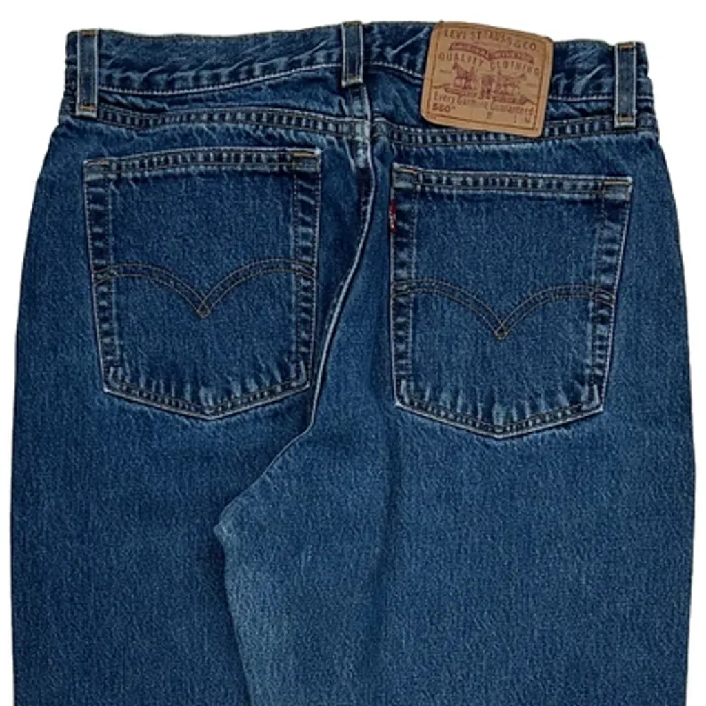 560 Levis Jeans - 30W 32L Blue Denim - Image 6