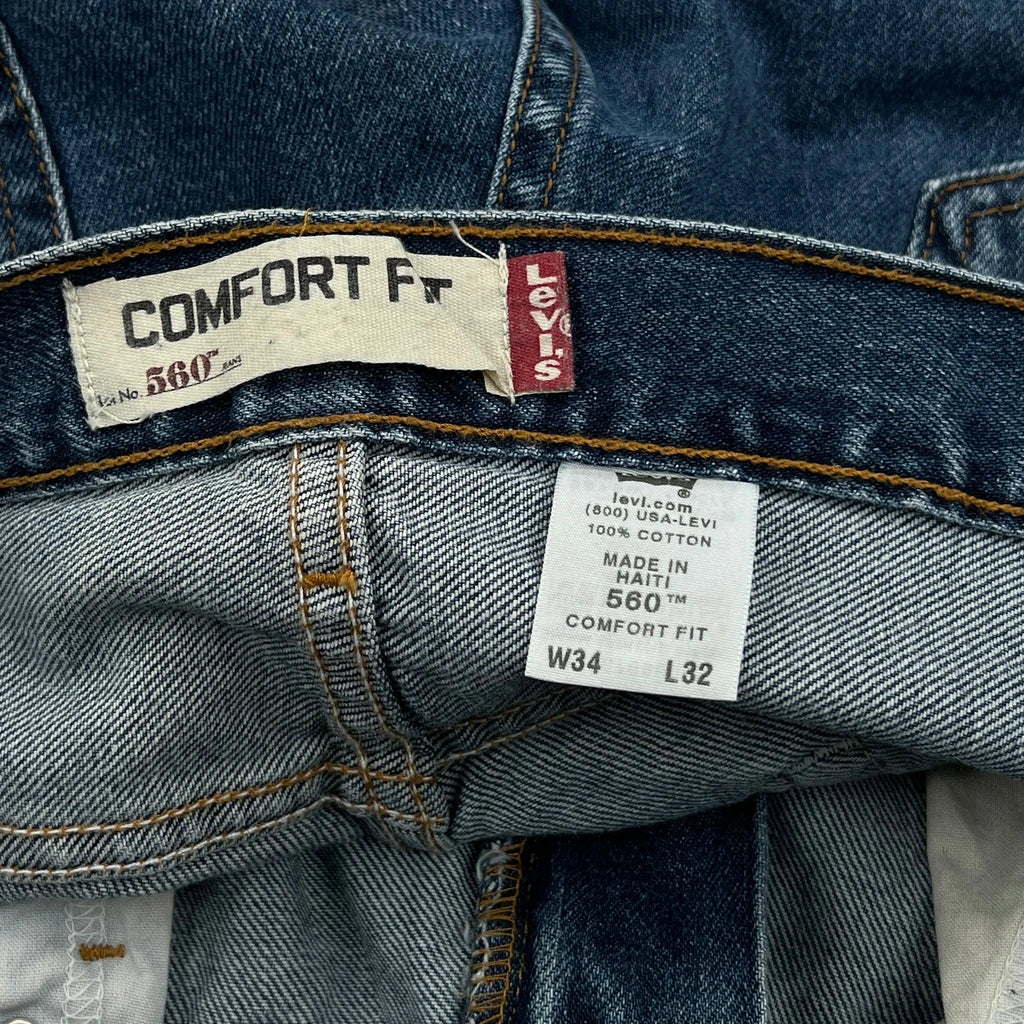 560 Levis Jeans - 32W 32L Blue Cotton - Image 5
