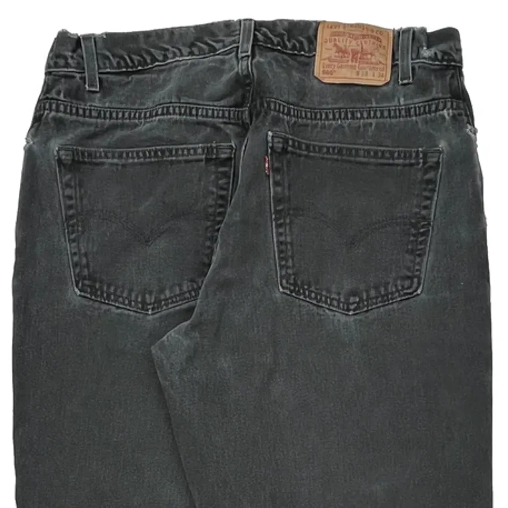 560 Levis Jeans - 36W 32L Gray Cotton - Image 8