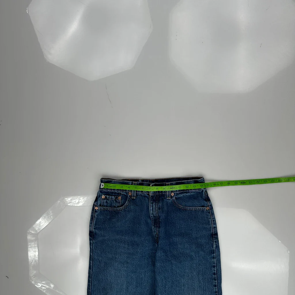 560 Levis Jeans - 29W UK 10 Blue Cotton - Image 3