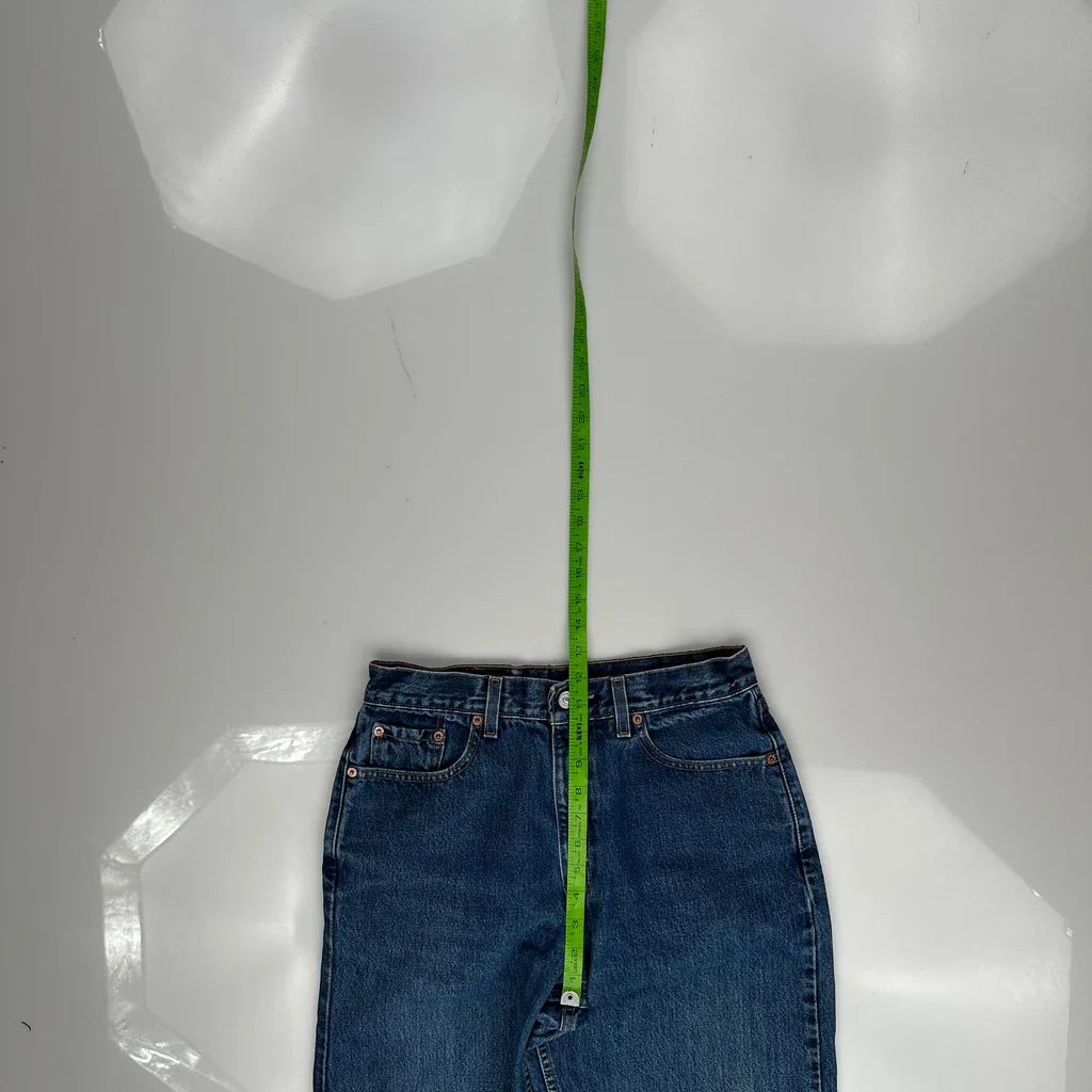 560 Levis Jeans - 29W UK 10 Blue Cotton - Image 4