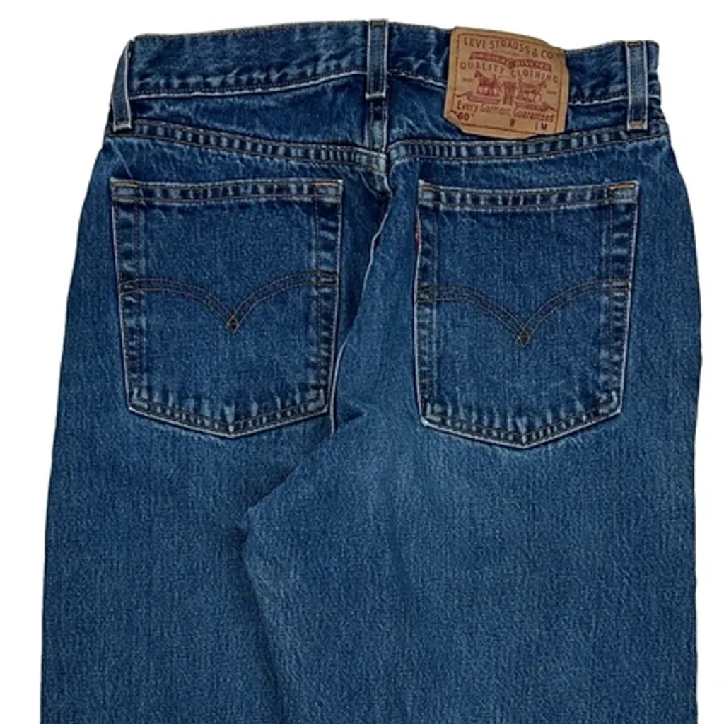 560 Levis Jeans - 29W UK 10 Blue Cotton - Image 7