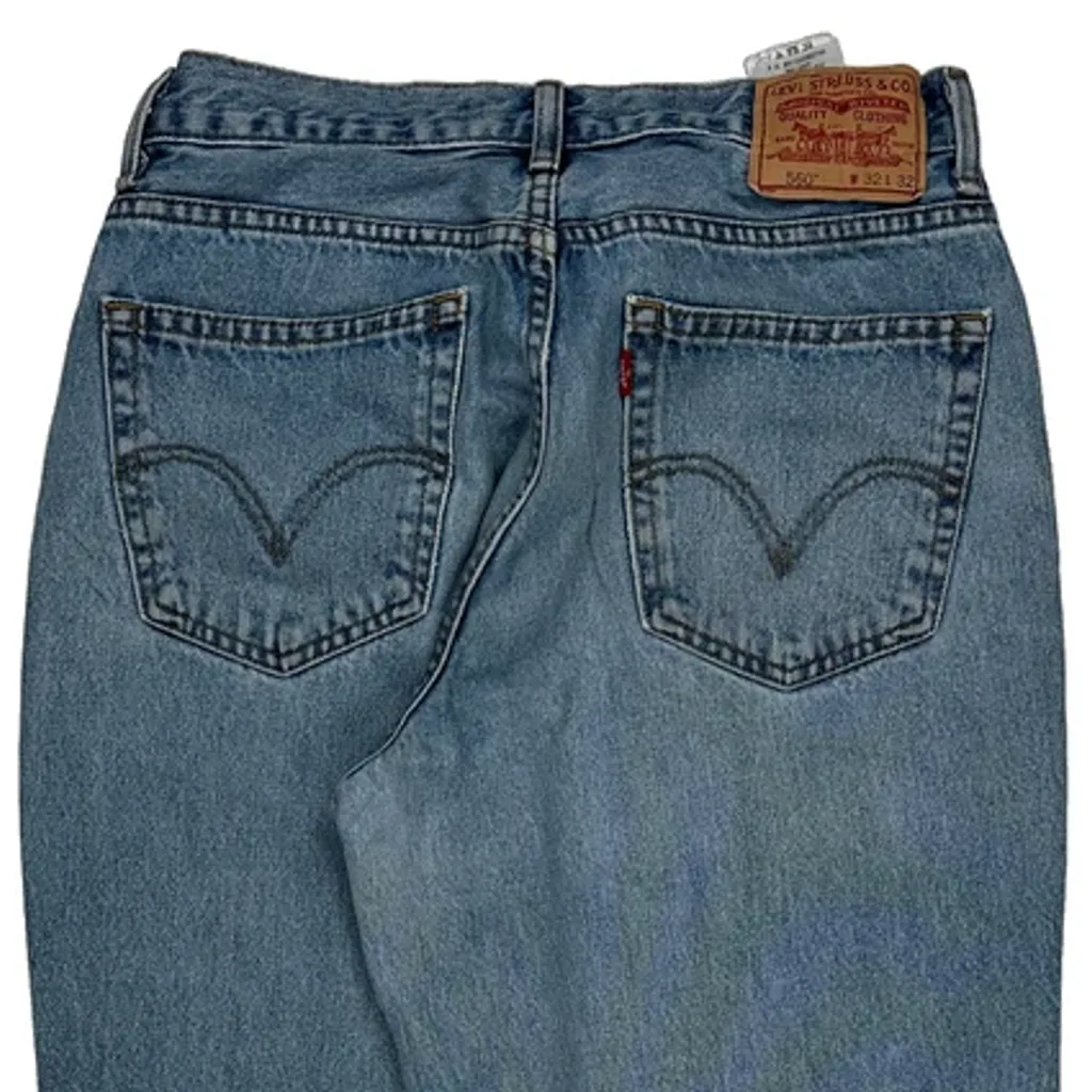 560 Levis Jeans - 30W UK 12 Blue Cotton - Image 8