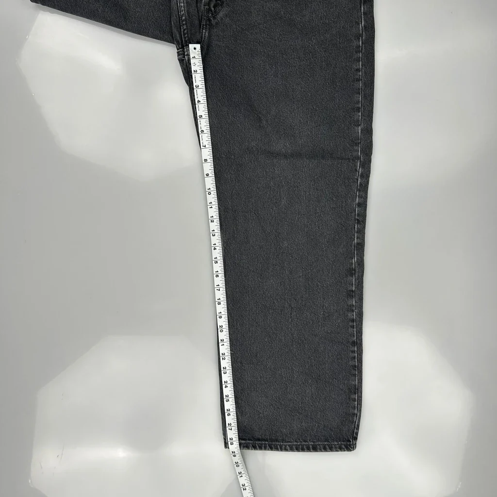 565 97 Levis Jeans - 36W 30L Grey Cotton - Image 5