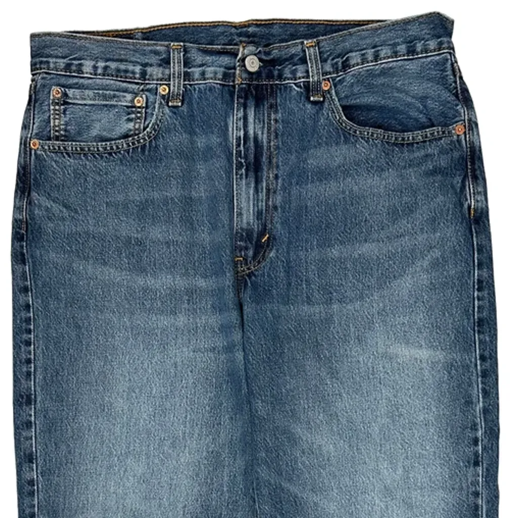 565 Levis Jeans - 37W 28L Blue Cotton - Image 9
