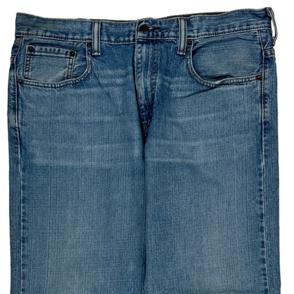 569 Levis Loose Jeans - 36W 32L Blue Cotton - Image 10