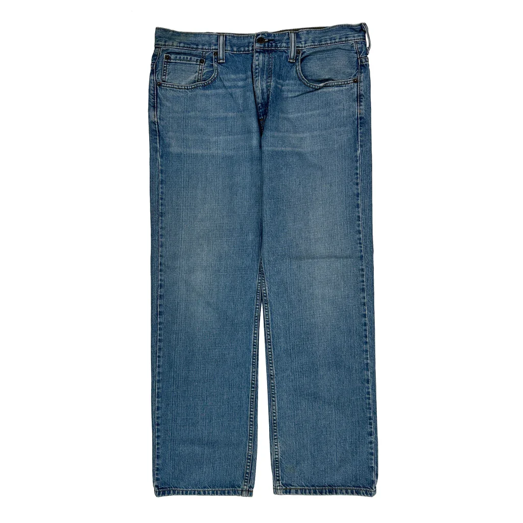 569 Levis Loose Jeans - 36W 32L Blue Cotton - Image 2