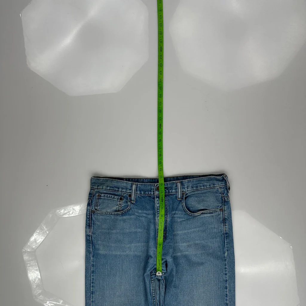 569 Levis Loose Jeans - 36W 32L Blue Cotton - Image 4