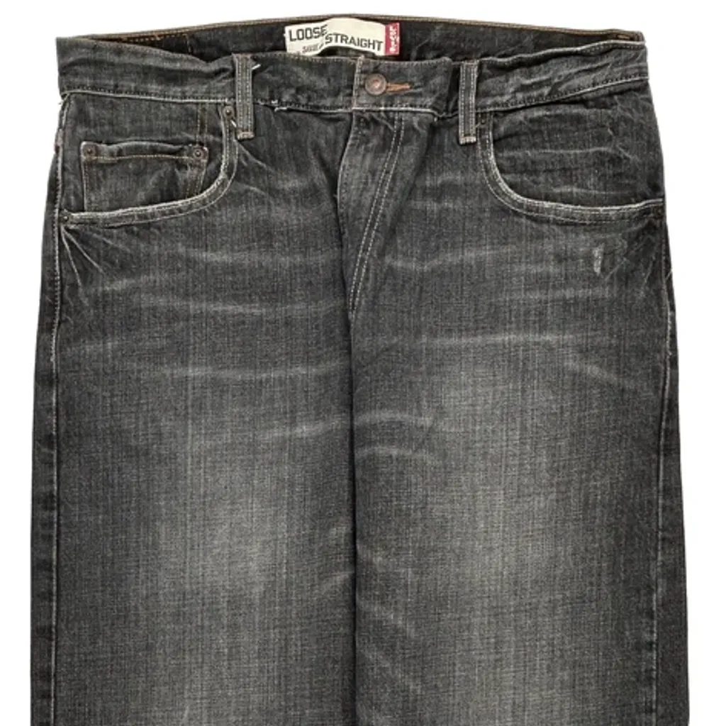 569 Levis Jeans - 35W 32L Gray Denim - Image 10
