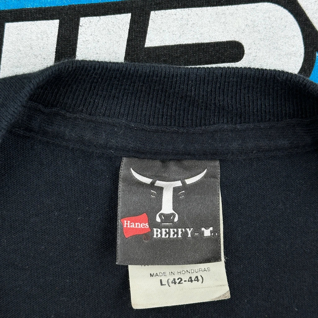 57 Racing Hanes Nascar T-Shirt - Large Black Cotton - Image 3