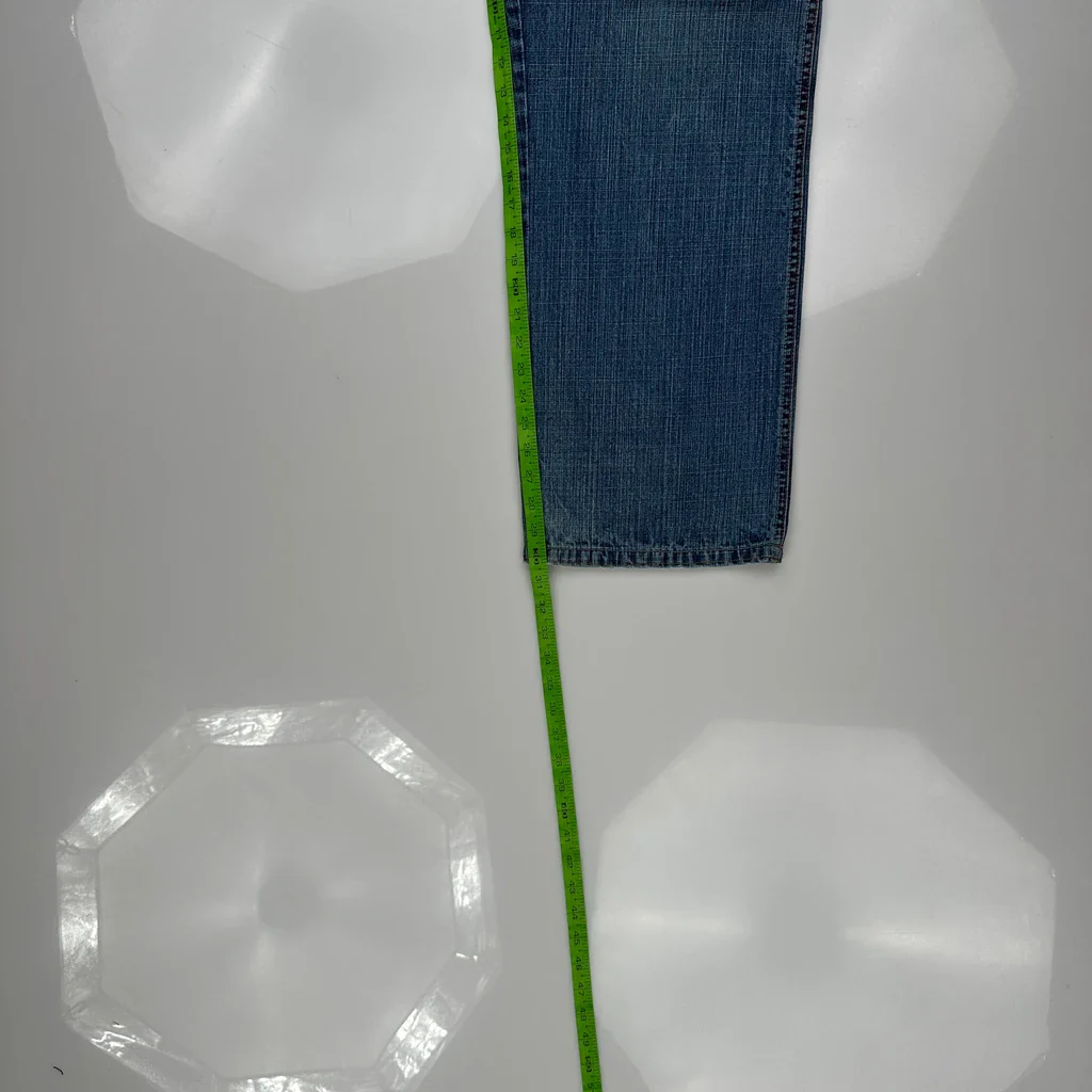 5Ive Jungle Baggy Embroidered Jeans - 35W 30L Blue Cotton - Image 5