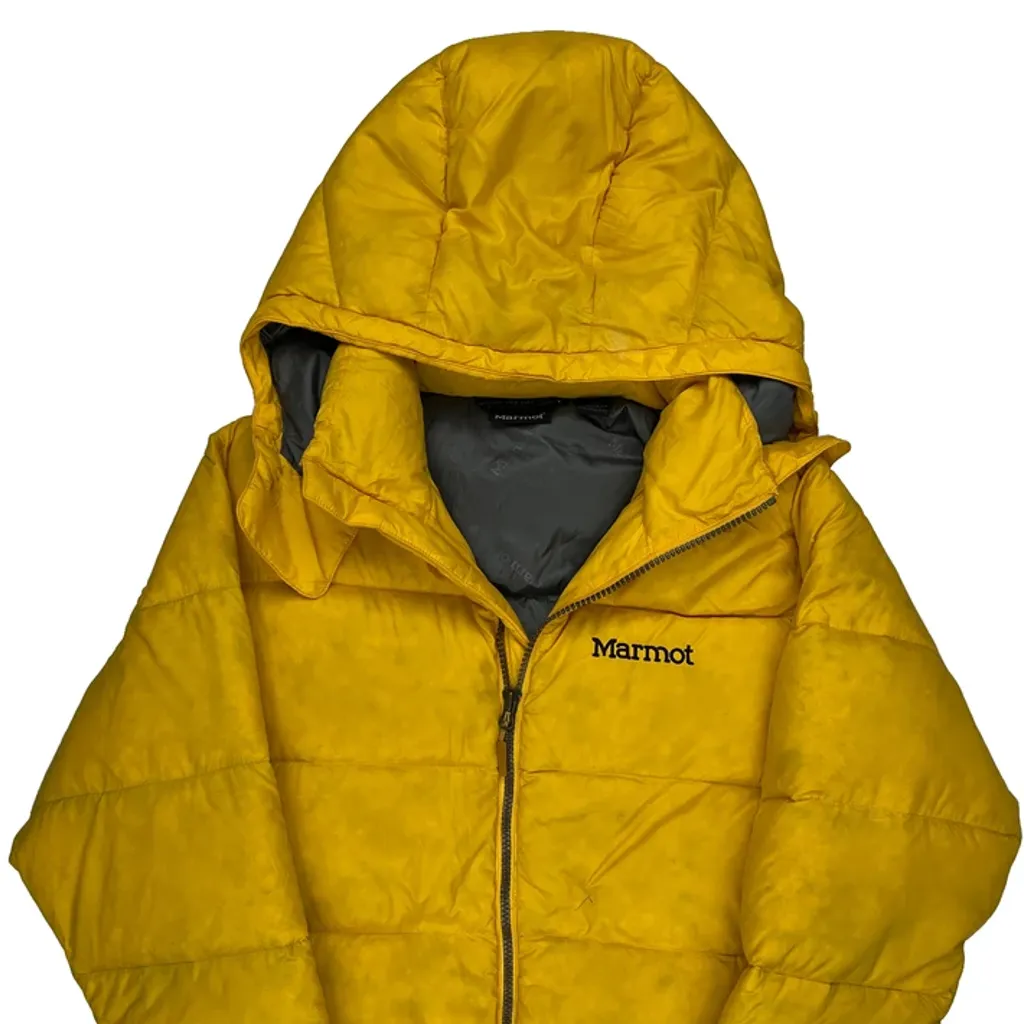 700 Fill Marmot Puffer - Medium Yellow Polyester - Image 5