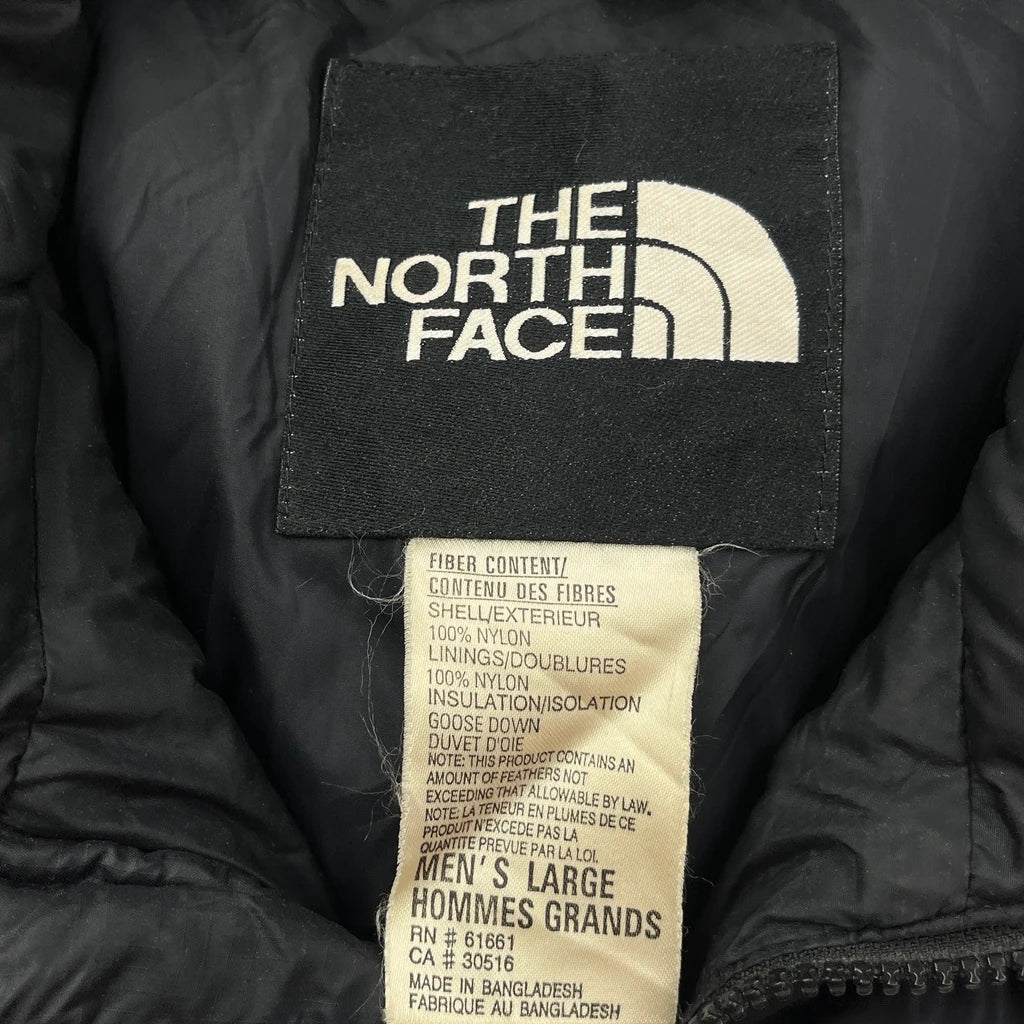 700 Fill The North Face Puffer - Large Black Nylon - Image 3