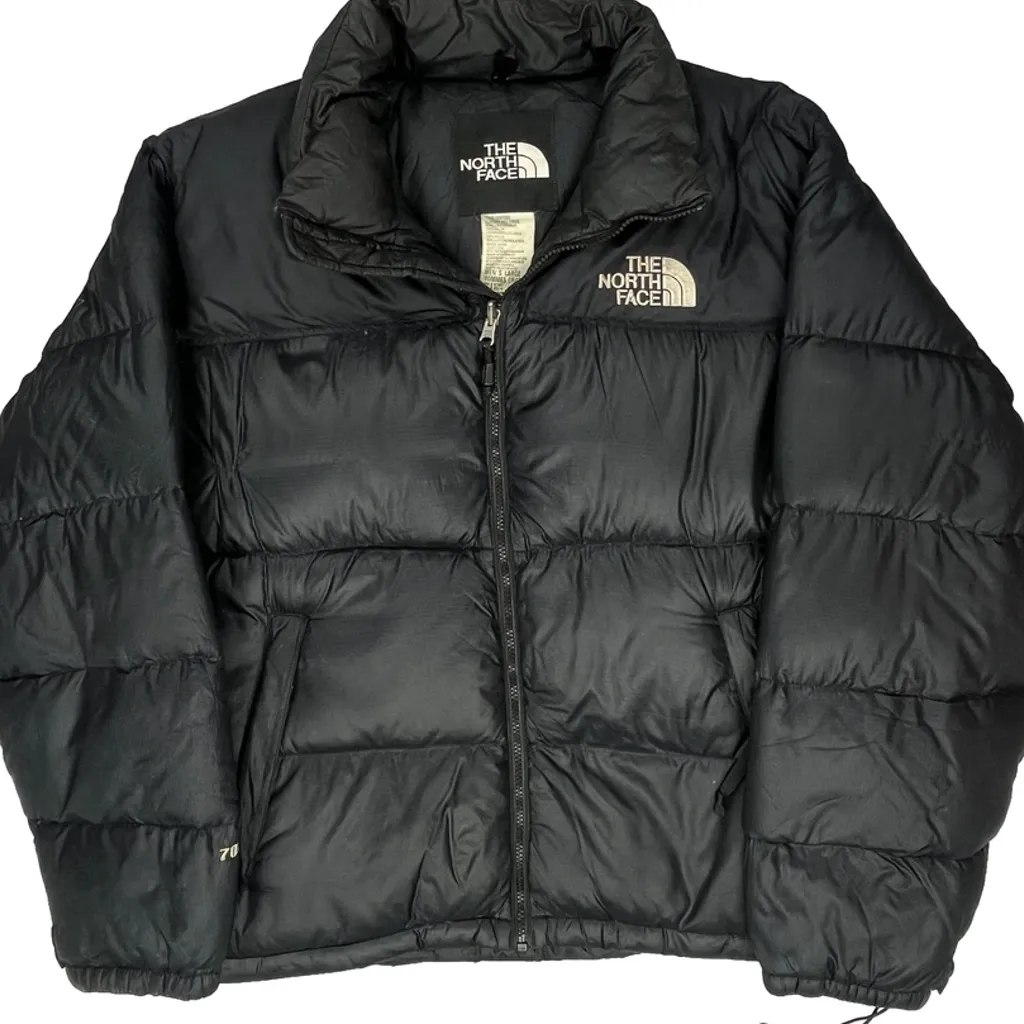 700 Fill The North Face Puffer - Large Black Nylon - Image 4