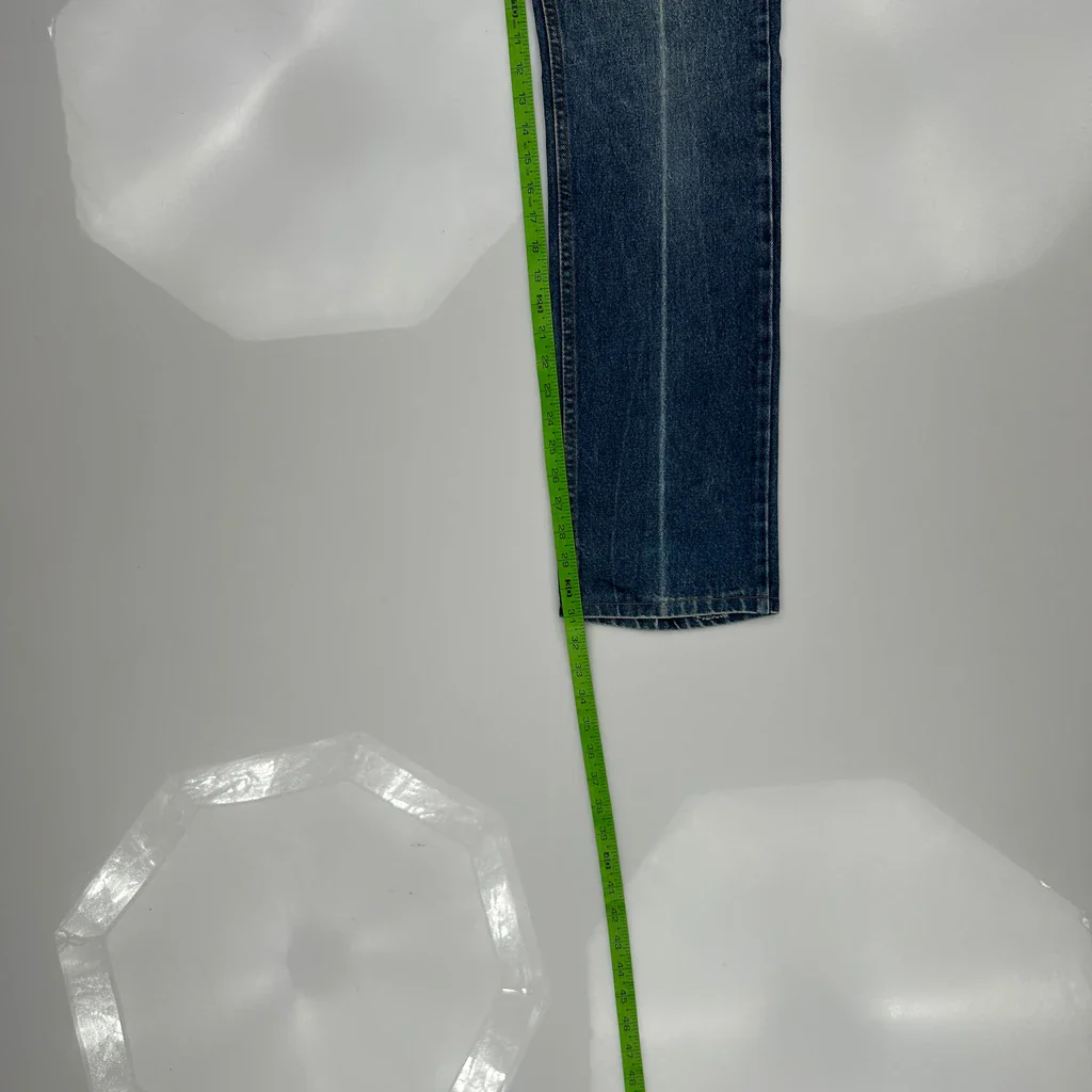 70S Made In USA Levis White Tab Double Horse Jeans - 25W 31L Blue Denim - Image 5