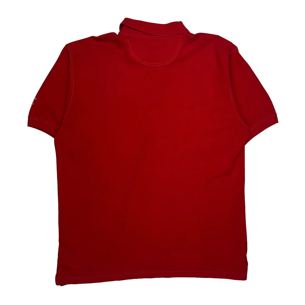 70Th Anniversary Starter Polo Shirt - XL Red Cotton - Image 2