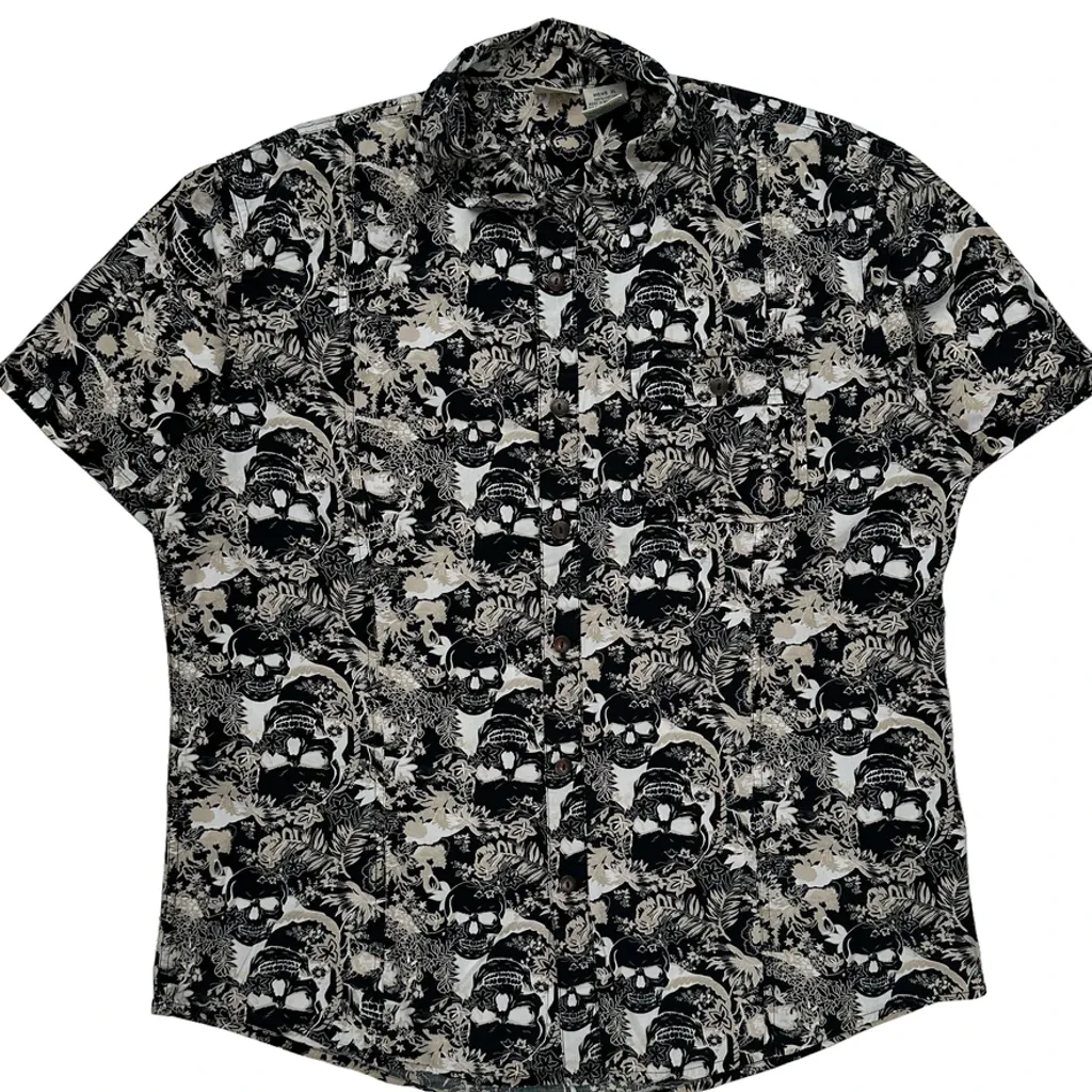 725 Graphic Short Sleeve Shirt - XL Black Cotton - Image 4