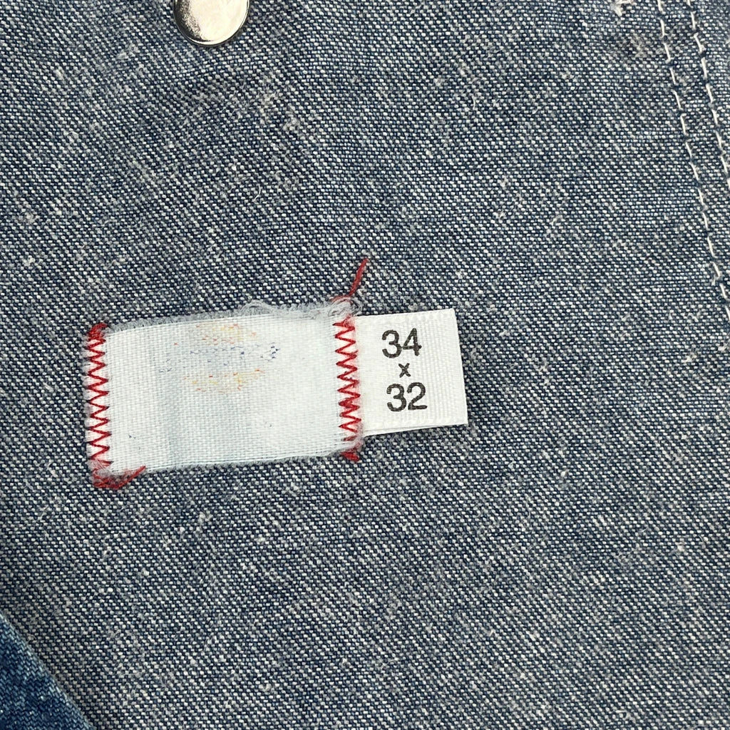 80S Dickies Dungarees - 34W 32L Blue Denim - Image 4