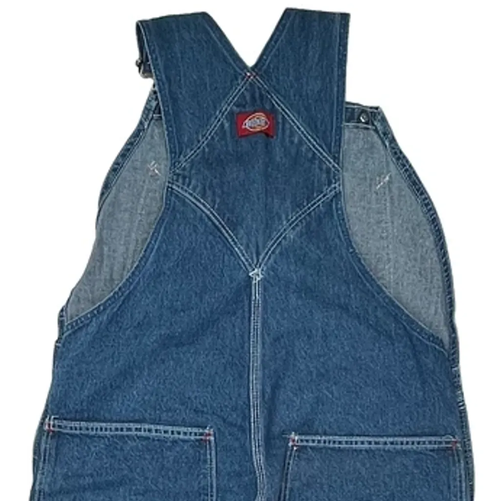 80S Dickies Dungarees - 34W 32L Blue Denim - Image 5