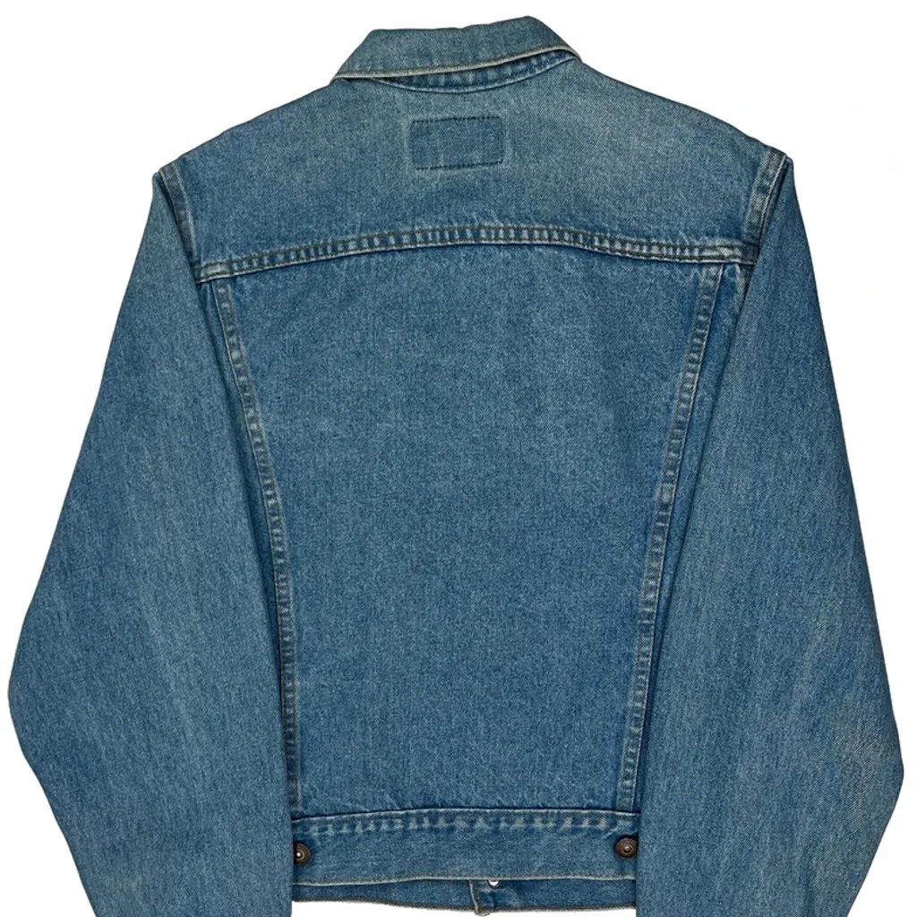 80S Made In USA Levis Denim Jacket - XL Blue Cotton - Image 6