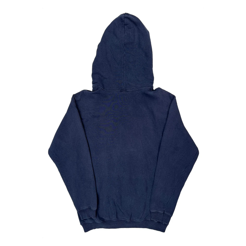80S Nike Hoodie - Medium Blue Cotton - Image 2