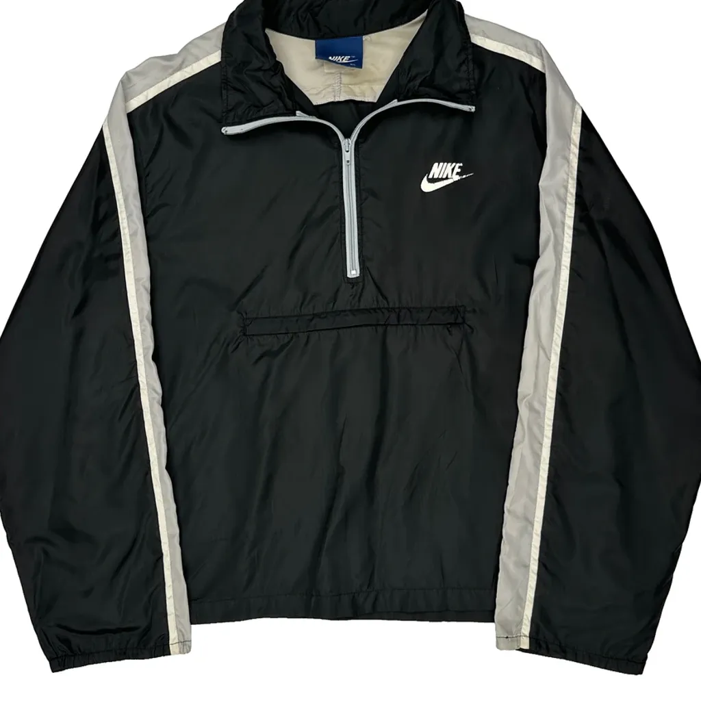 80S Nike Windbreaker - XL Black Polyester - Image 5