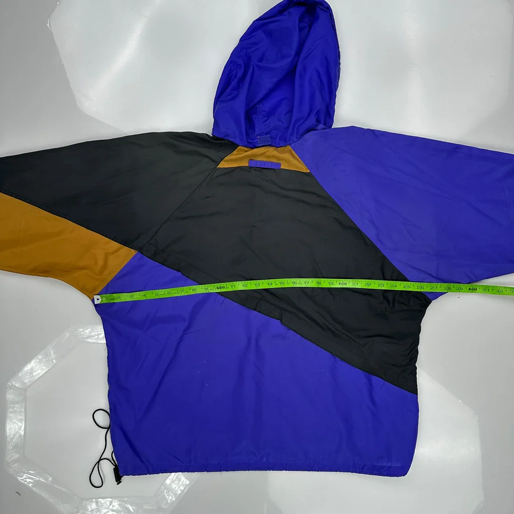 80S Nike Windbreaker - XL Blue Polyester - Image 3