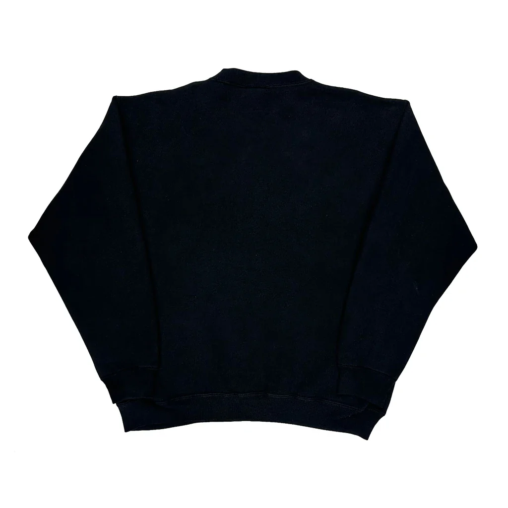 90S Blank 2020 Sweatshirt - Medium Black Cotton - Image 2