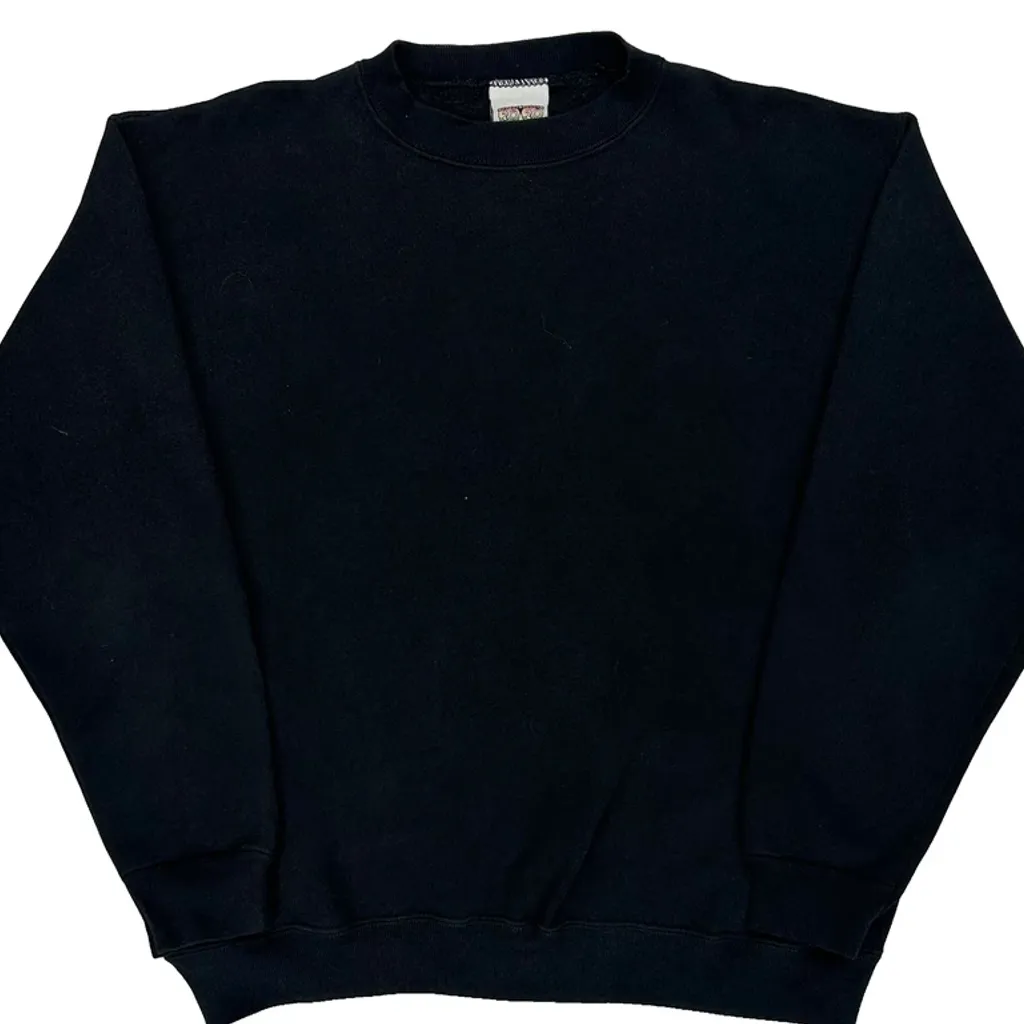 90S Blank 2020 Sweatshirt - Medium Black Cotton - Image 5