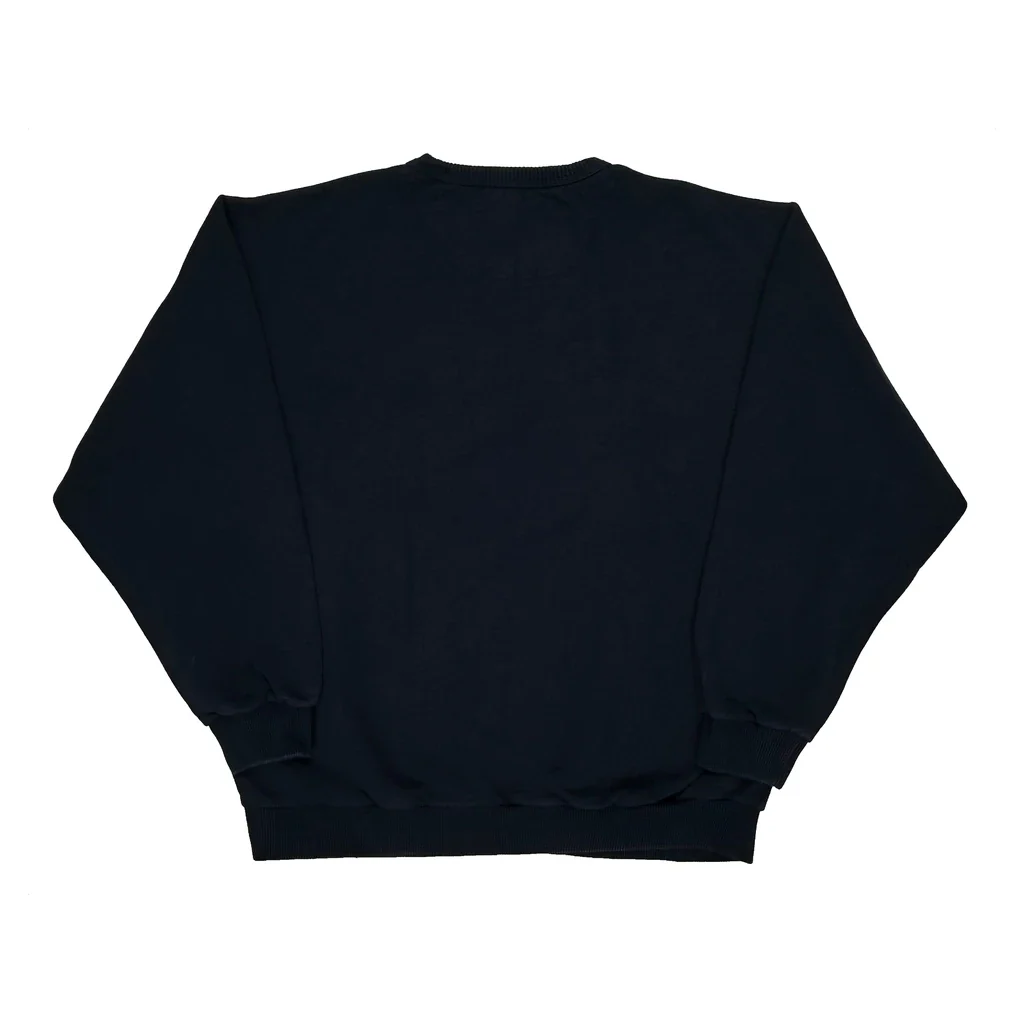 90S Blank Canadian Classic Sweatshirt - XL Black Cotton - Image 2