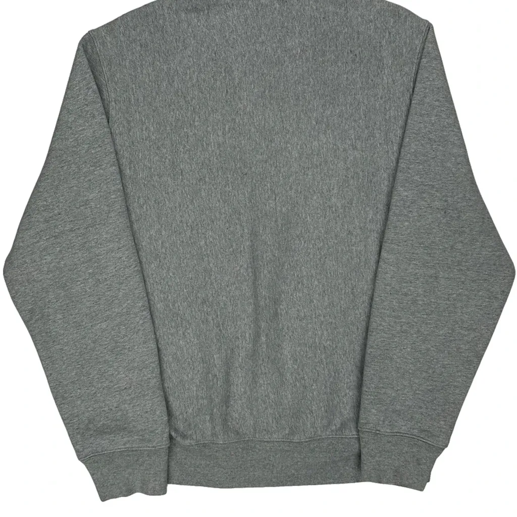 90S Blank J Crew Sweatshirt - Large Grey Cotton Blend - Image 6