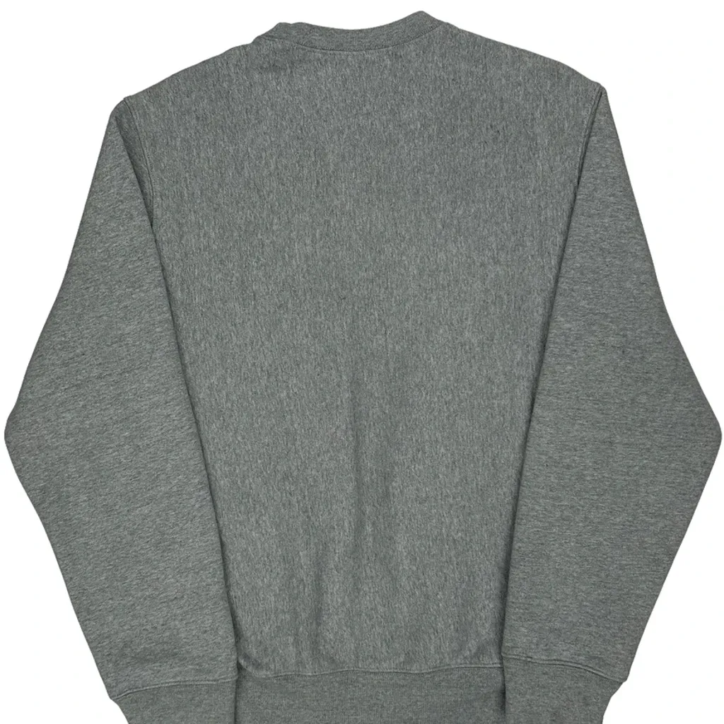 90S Blank J Crew Sweatshirt - Large Grey Cotton Blend - Image 7