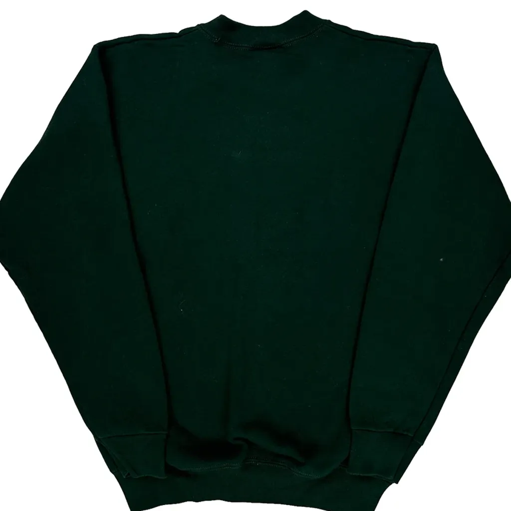 90S Blank Pro Layer Sweatshirt - Small Green Cotton Blend - Image 7